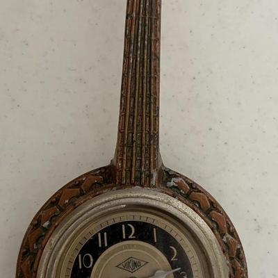 Viking Mini Banjo Wall Clock