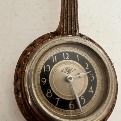 Viking Mini Banjo Wall Clock