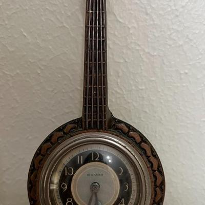 New Haven Mini Banjo Wall Clock