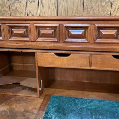 Wooden Roll Top Desk