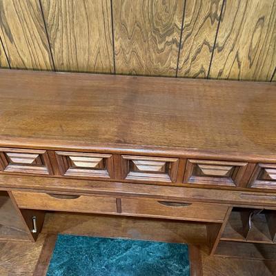 Wooden Roll Top Desk