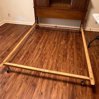 Mid Century Full Size Bed Headboard and Frame