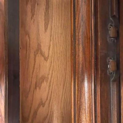 Vintage United Furniture Corporation Wooden Ornate Armoire