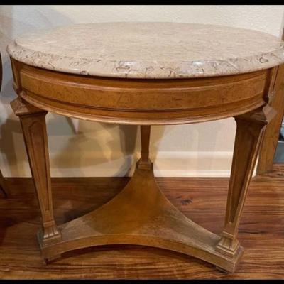 Marble Top Side/End Table
