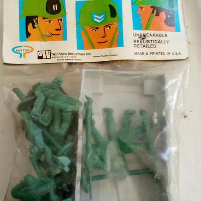 LOT 75   TWO BAGS PAYTON COMBAT SOLDIERS