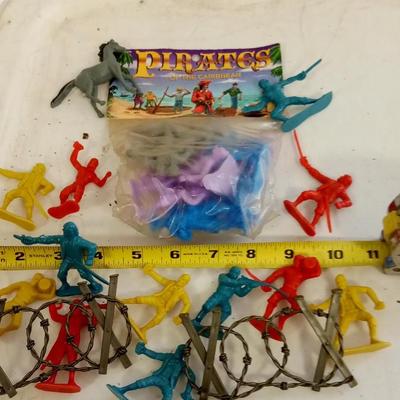 LOT 78   TWO BAGS OF TOY PIRATES