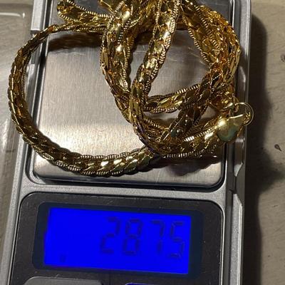 Marked 18k Gold (Untested) Necklace Chain