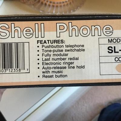 Classic 80's lucite clam shell phone