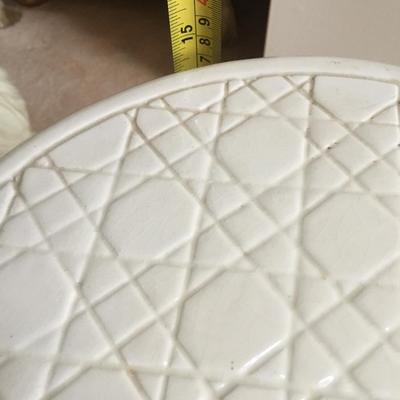 Large pedestal ceramic stand