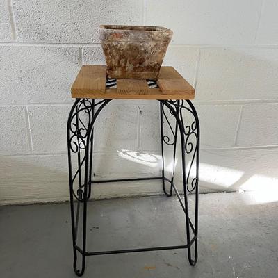 Iron Table, Plant Stand & Plant Caddies (G-MG)