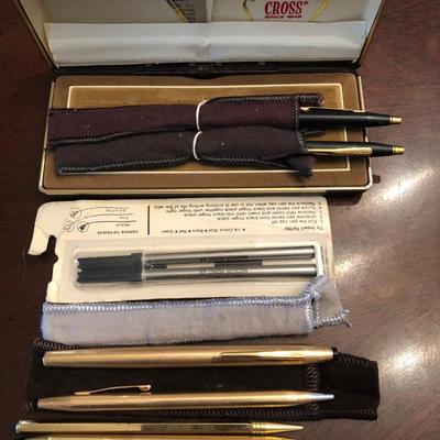1901 Gold Filled Cross Pen Pencil Lot