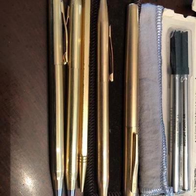 1901 Gold Filled Cross Pen Pencil Lot