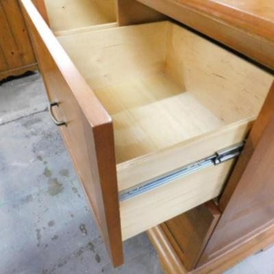 Pair of Four Drawer Rustic Design Dresser with Deep Compartment Drawers