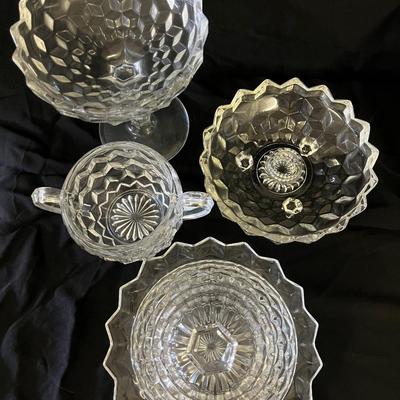 Collection of Fostoria Style Glass (G-MG)
