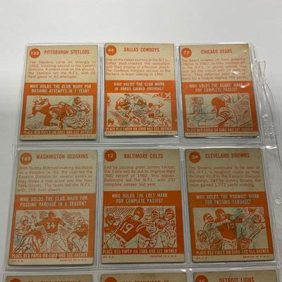-21- SPORTS | Vintage Football Team Sports Cards