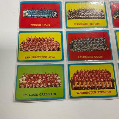 -21- SPORTS | Vintage Football Team Sports Cards