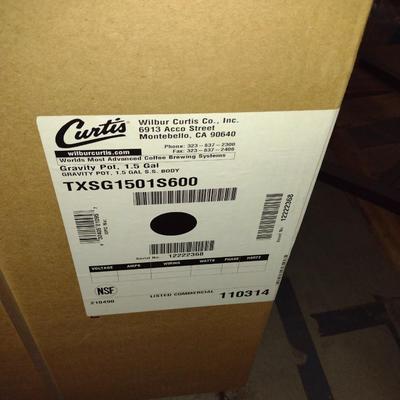 Curtis NSF Gravity Pot 1.5 Gallon New in Box