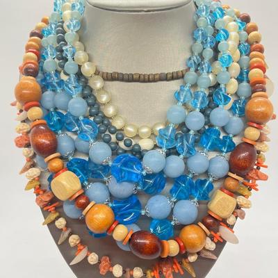 LOT 50: Beaded Necklaces