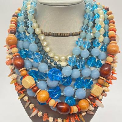 LOT 50: Beaded Necklaces