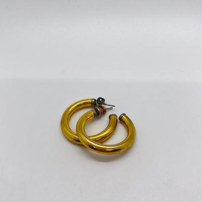 LOT 51: Ten Pairs Goldtone Earrings