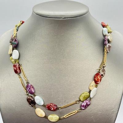 LOT 57: Vintage Goldtone Necklaces