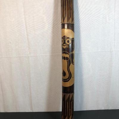 LOT 107M: Handmade Bamboo Rain Stick Shaker Percussion Instrument
