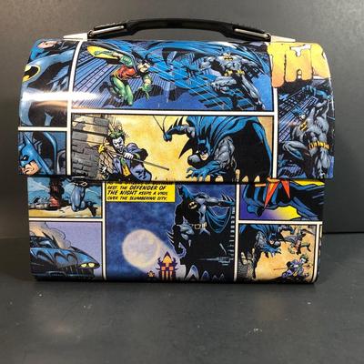 LOT 124M: Batman Comics Lunchbox, Superman Wallet, Marvel Otterbox iPhone Case & Super Hero Toys