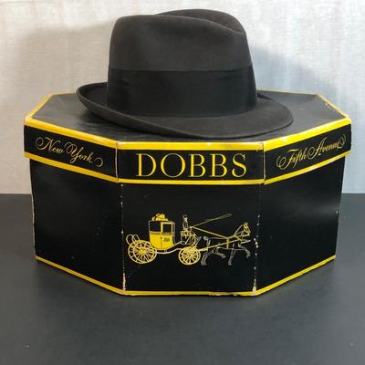 LOT 148M: Cavanagh Trilby Hat & Dobbs New York Hat Box