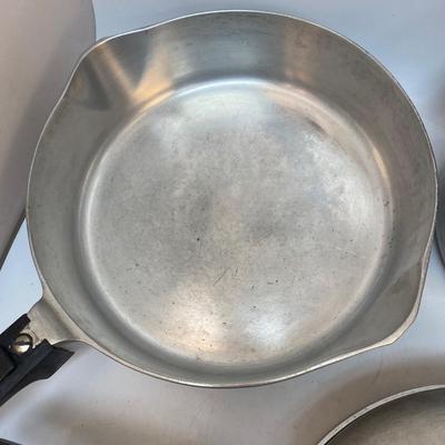 Vintage Wagner Ware Aluminum Sidney 0 Magnalite Cookware Set Pots Pans with Lids