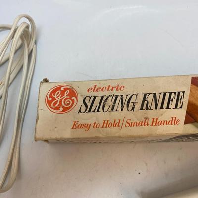 Vintage GE Electric Slicing Carving Meat Knife