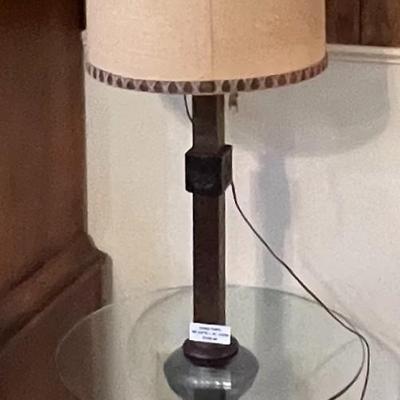 Lamp Glass Top Table
