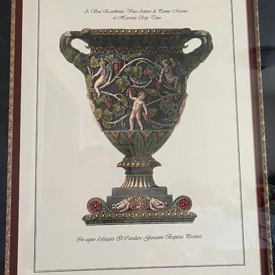 Pair of Framed Art Pieces