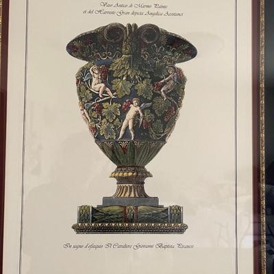 Pair of Framed Art Pieces