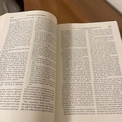 Vintage Federal Supplement Decor Staging Law Books