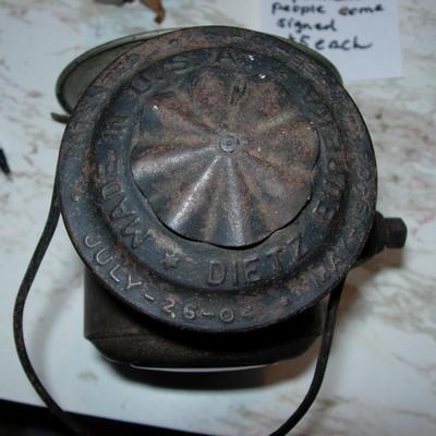 Antique Dietz Railroad Kerosene Lamp