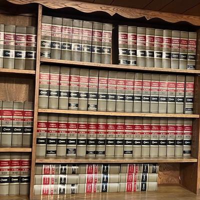 Vintage Federal Reporter Decorative Staging Law Books