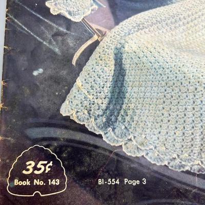 Vintage Hand Knits by Beehive Baby Book No. 143 Crafting Magazine Booklet