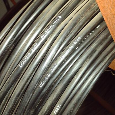 Large Steel Spool of Coaxial Cable (Forklift Loading Available)