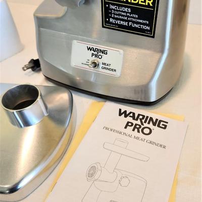 Lot #141  Waring Pro Meat Grinder - never used