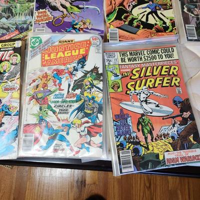 Lot of 12 Vintage Comic Books Spiderman Fantastic Four
