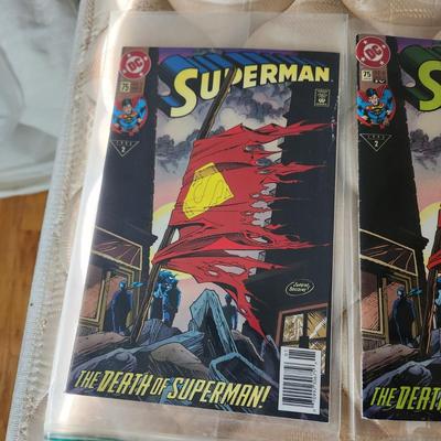 lot of 5 Vintage Comic Books Hulk Superman