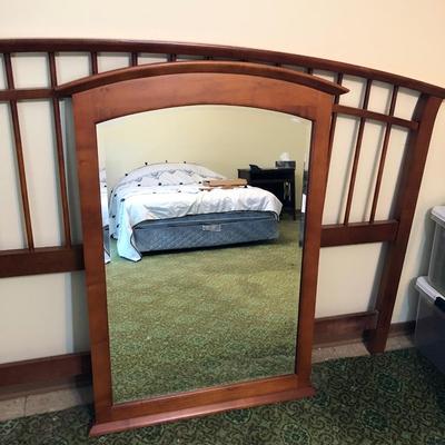 King size headboard and mirror