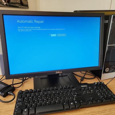 HP Pavilion 500 pc Series With Dell Monitor