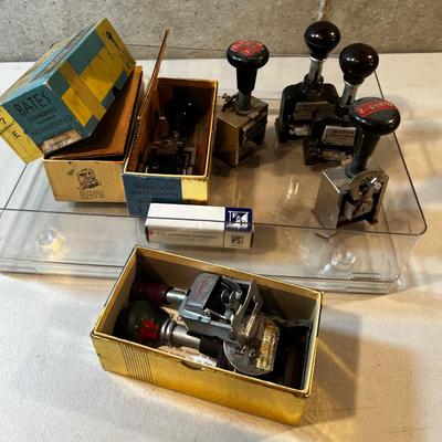 8 Stamps and numbering Machines