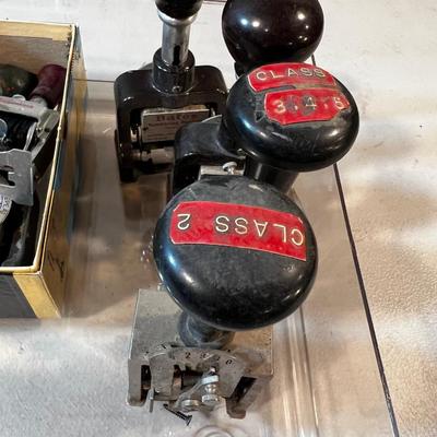 8 Stamps and numbering Machines