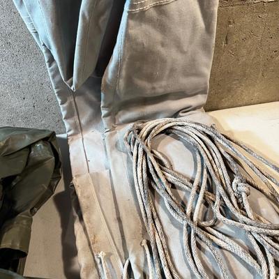 Old Canvas Shelter halves