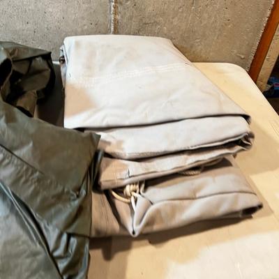 Old Canvas Shelter halves