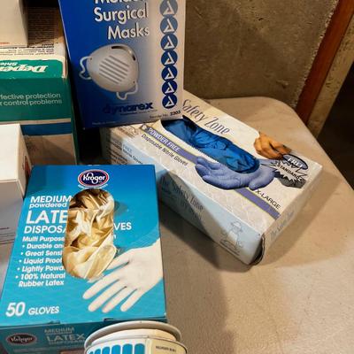 First Aid Items; Cotton Applicators, Gloves, Surgical Tape