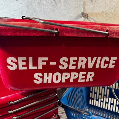 Shopping Baskets for the Self Serving Shopper. 