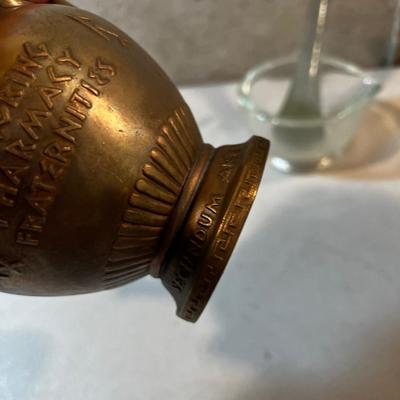 Bronze and Glass Mortar & Pestle 